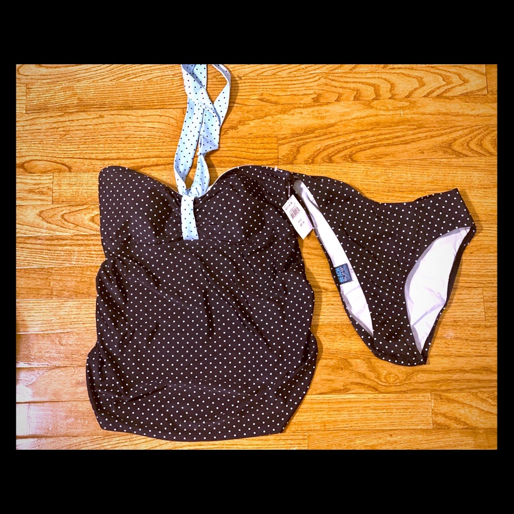 NWT Motherhood Maternity Swim Tankini Sz. M